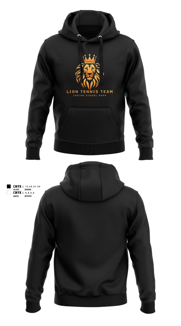 Hoodie, Lion Tennis Team, Tennis, Teamtime, Team time, sublimation, custom sports apparel, team uniforms, spirit wear, spiritwear, sports uniforms, custom shirts, team store, custom team store, fundraiser sports, apparel fundraiser