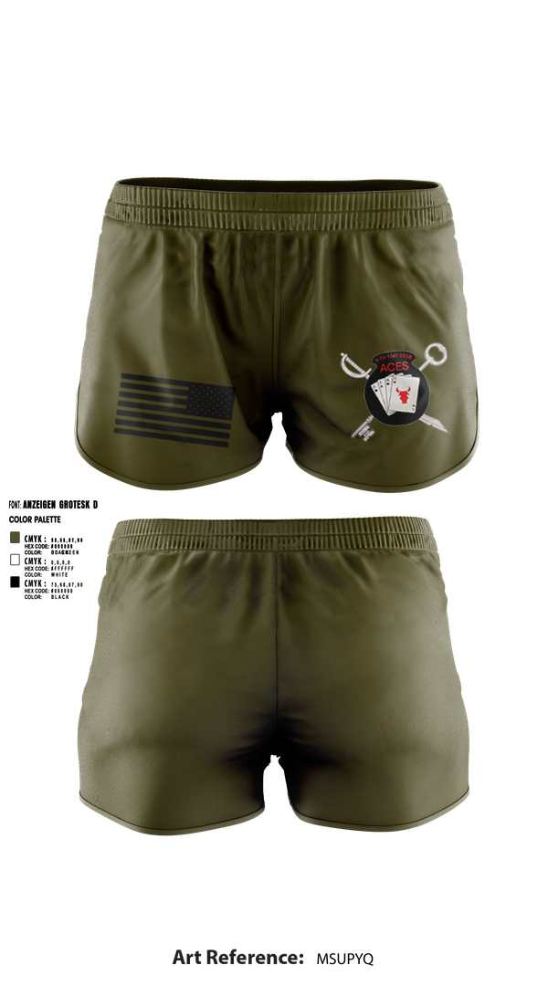 Ranger Panties, A Co 1347 DSSB, , Teamtime, Team time, sublimation, custom sports apparel, team uniforms, spirit wear, spiritwear, sports uniforms, custom shirts, team store, custom team store, fundraiser sports, apparel fundraiser