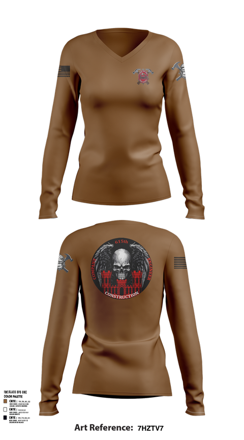 Womens Long Sleeve Vneck Shirt, HEAVY HITTERS, , Teamtime, Team time, sublimation, custom sports apparel, team uniforms, spirit wear, spiritwear, sports uniforms, custom shirts, team store, custom team store, fundraiser sports, apparel fundraiser