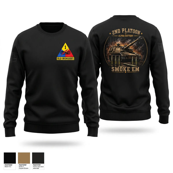 Crew Neck Sweatshirt, 4-1 FA, Army, Teamtime, Team time, sublimation, custom sports apparel, team uniforms, spirit wear, spiritwear, sports uniforms, custom shirts, team store, custom team store, fundraiser sports, apparel fundraiser