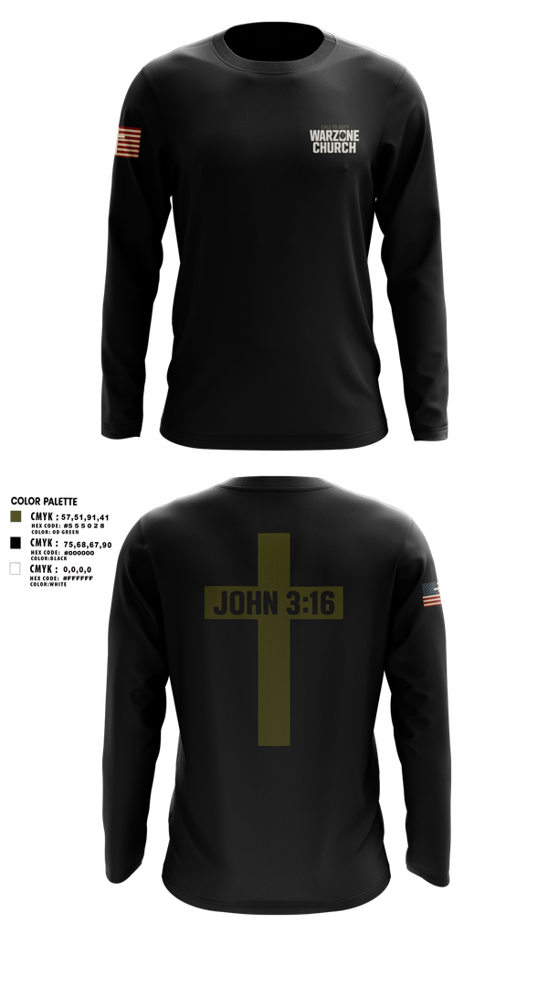 Long Sleeve Performance Shirt, Warzone Church, , Teamtime, Team time, sublimation, custom sports apparel, team uniforms, spirit wear, spiritwear, sports uniforms, custom shirts, team store, custom team store, fundraiser sports, apparel fundraiser