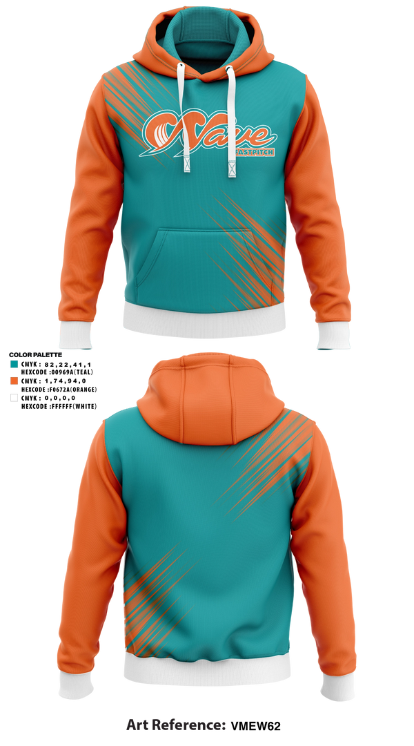 Hoodie, Wave Fastpitch, Softball, Teamtime, Team time, sublimation, custom sports apparel, team uniforms, spirit wear, spiritwear, sports uniforms, custom shirts, team store, custom team store, fundraiser sports, apparel fundraiser
