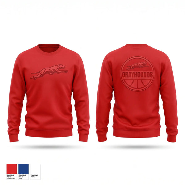 Crew Neck Sweatshirt, Greyhounds, , Teamtime, Team time, sublimation, custom sports apparel, team uniforms, spirit wear, spiritwear, sports uniforms, custom shirts, team store, custom team store, fundraiser sports, apparel fundraiser