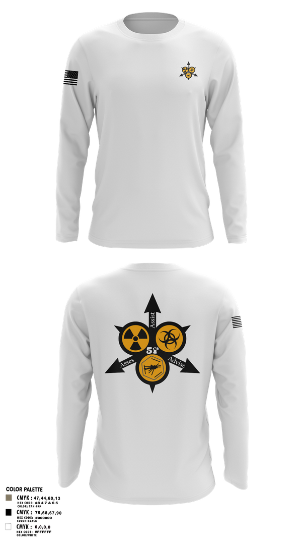 Long Sleeve Performance Shirt, 51st WMD-CST, , Teamtime, Team time, sublimation, custom sports apparel, team uniforms, spirit wear, spiritwear, sports uniforms, custom shirts, team store, custom team store, fundraiser sports, apparel fundraiser