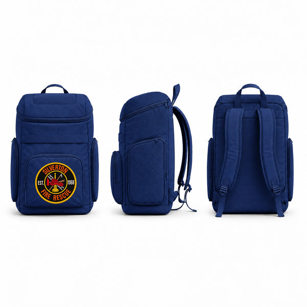 Gear Bag, Silverton Fire Rescue, Fire Department, Teamtime, Team time, sublimation, custom sports apparel, team uniforms, spirit wear, spiritwear, sports uniforms, custom shirts, team store, custom team store, fundraiser sports, apparel fundraiser