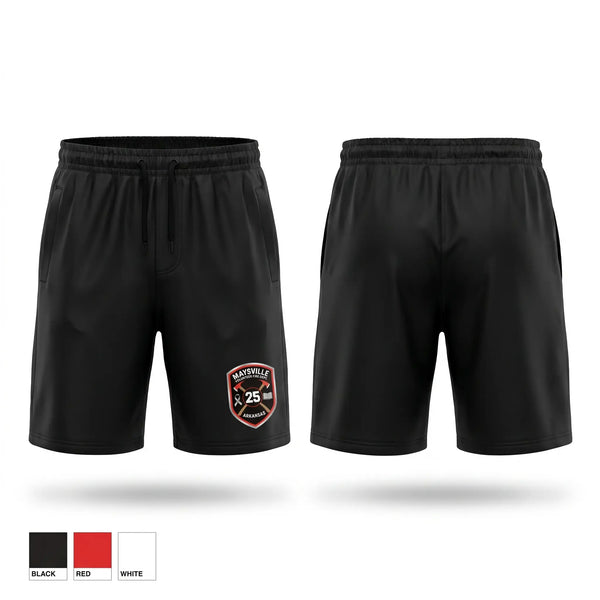 Athletic Shorts With Pockets, Maysville Fire Department, Fire Department, Teamtime, Team time, sublimation, custom sports apparel, team uniforms, spirit wear, spiritwear, sports uniforms, custom shirts, team store, custom team store, fundraiser sports, apparel fundraiser