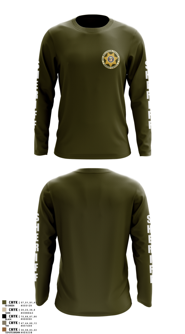 Long Sleeve Performance Shirt, Bollinger County Sheriff’s Office, Police, Teamtime, Team time, sublimation, custom sports apparel, team uniforms, spirit wear, spiritwear, sports uniforms, custom shirts, team store, custom team store, fundraiser sports, apparel fundraiser
