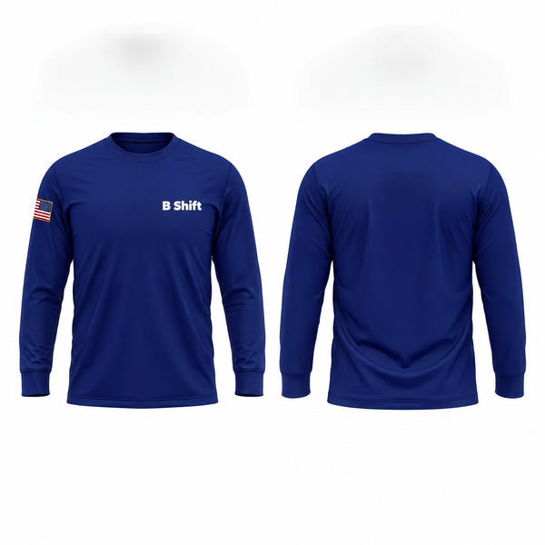 Long Sleeve Performance Shirt, B Shift, Police, Teamtime, Team time, sublimation, custom sports apparel, team uniforms, spirit wear, spiritwear, sports uniforms, custom shirts, team store, custom team store, fundraiser sports, apparel fundraiser