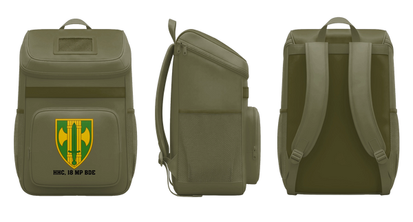 Gear Bag, HHC, 18 MP BDE, Army, Teamtime, Team time, sublimation, custom sports apparel, team uniforms, spirit wear, spiritwear, sports uniforms, custom shirts, team store, custom team store, fundraiser sports, apparel fundraiser