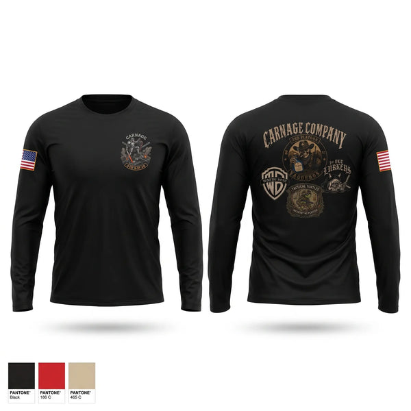 Long Sleeve Performance Shirt, Final Carnage 2-37 AR, Army, Teamtime, Team time, sublimation, custom sports apparel, team uniforms, spirit wear, spiritwear, sports uniforms, custom shirts, team store, custom team store, fundraiser sports, apparel fundraiser