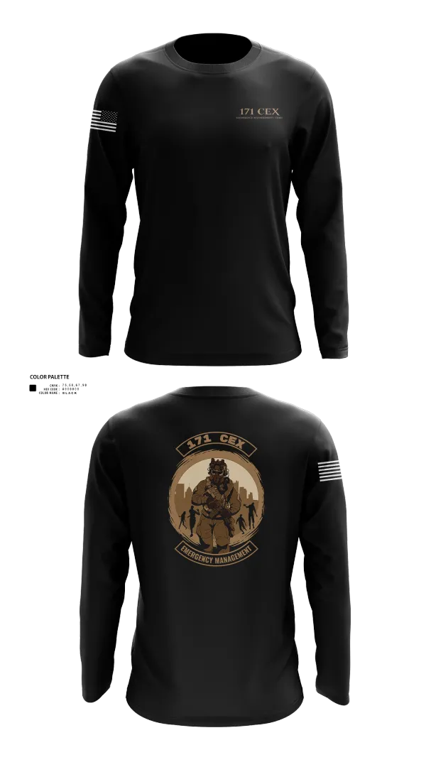 Long Sleeve Performance Shirt, 171st Emergency Management Flight, , Teamtime, Team time, sublimation, custom sports apparel, team uniforms, spirit wear, spiritwear, sports uniforms, custom shirts, team store, custom team store, fundraiser sports, apparel fundraiser