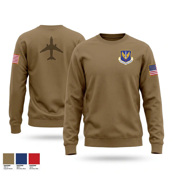 Crew Neck Sweatshirt, 179th AW, Air Force, Teamtime, Team time, sublimation, custom sports apparel, team uniforms, spirit wear, spiritwear, sports uniforms, custom shirts, team store, custom team store, fundraiser sports, apparel fundraiser