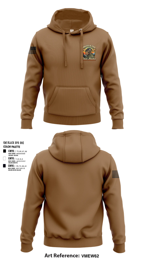 Hoodie, 460 SFS OL-FOA, Air Force, Teamtime, Team time, sublimation, custom sports apparel, team uniforms, spirit wear, spiritwear, sports uniforms, custom shirts, team store, custom team store, fundraiser sports, apparel fundraiser