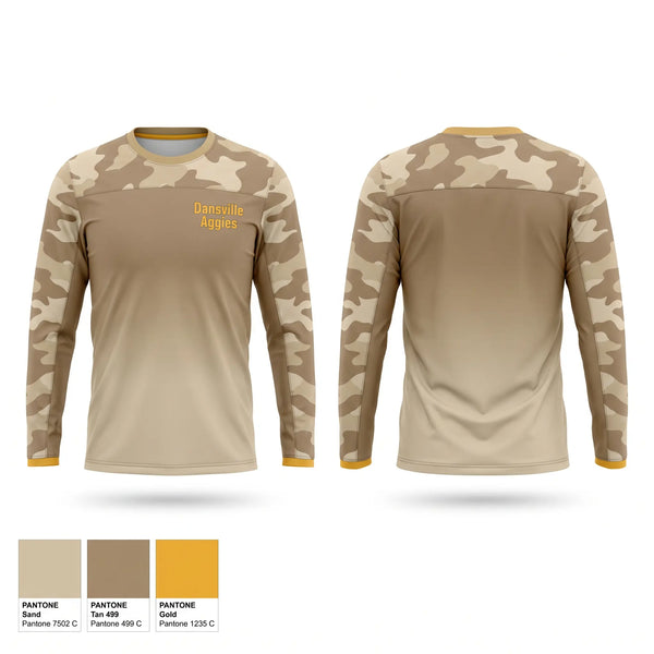 Long Sleeve Performance Shirt, Dansville Aggies, Women's Soccer, Teamtime, Team time, sublimation, custom sports apparel, team uniforms, spirit wear, spiritwear, sports uniforms, custom shirts, team store, custom team store, fundraiser sports, apparel fundraiser