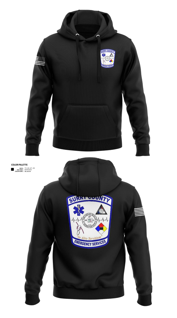Hoodie, Surry County EMS, EMS/EMT, Teamtime, Team time, sublimation, custom sports apparel, team uniforms, spirit wear, spiritwear, sports uniforms, custom shirts, team store, custom team store, fundraiser sports, apparel fundraiser