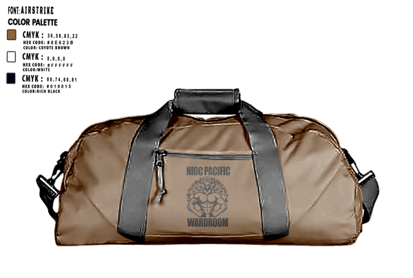 Duffle Bag, NIOC Pacific Officers Association, , Teamtime, Team time, sublimation, custom sports apparel, team uniforms, spirit wear, spiritwear, sports uniforms, custom shirts, team store, custom team store, fundraiser sports, apparel fundraiser