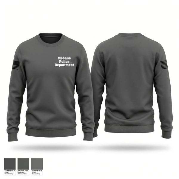 Crew Neck Sweatshirt, Mebane Police Department, Police, Teamtime, Team time, sublimation, custom sports apparel, team uniforms, spirit wear, spiritwear, sports uniforms, custom shirts, team store, custom team store, fundraiser sports, apparel fundraiser