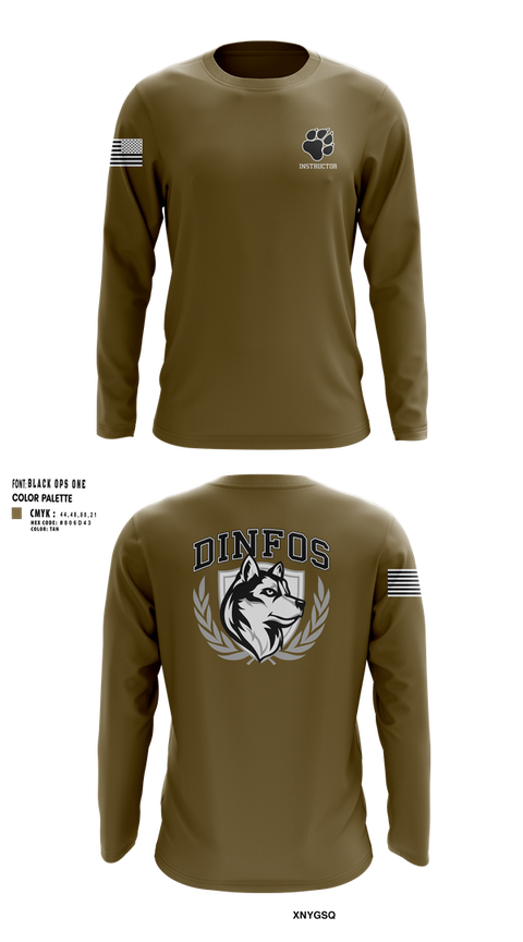 Long Sleeve Performance Shirt, DINFOS (Defense Information School), Army, Teamtime, Team time, sublimation, custom sports apparel, team uniforms, spirit wear, spiritwear, sports uniforms, custom shirts, team store, custom team store, fundraiser sports, apparel fundraiser