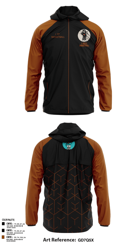 Windbreaker, T-Rex’s, Men's Basketball, Teamtime, Team time, sublimation, custom sports apparel, team uniforms, spirit wear, spiritwear, sports uniforms, custom shirts, team store, custom team store, fundraiser sports, apparel fundraiser