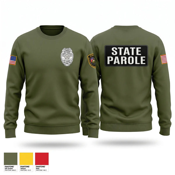 Crew Neck Sweatshirt, State Parole, Police, Teamtime, Team time, sublimation, custom sports apparel, team uniforms, spirit wear, spiritwear, sports uniforms, custom shirts, team store, custom team store, fundraiser sports, apparel fundraiser