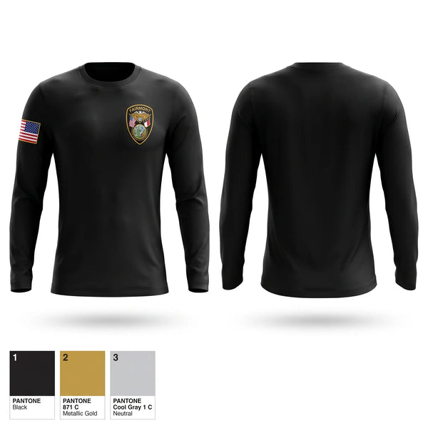 Long Sleeve Performance Shirt, Fairmont Police Department, Police, Teamtime, Team time, sublimation, custom sports apparel, team uniforms, spirit wear, spiritwear, sports uniforms, custom shirts, team store, custom team store, fundraiser sports, apparel fundraiser