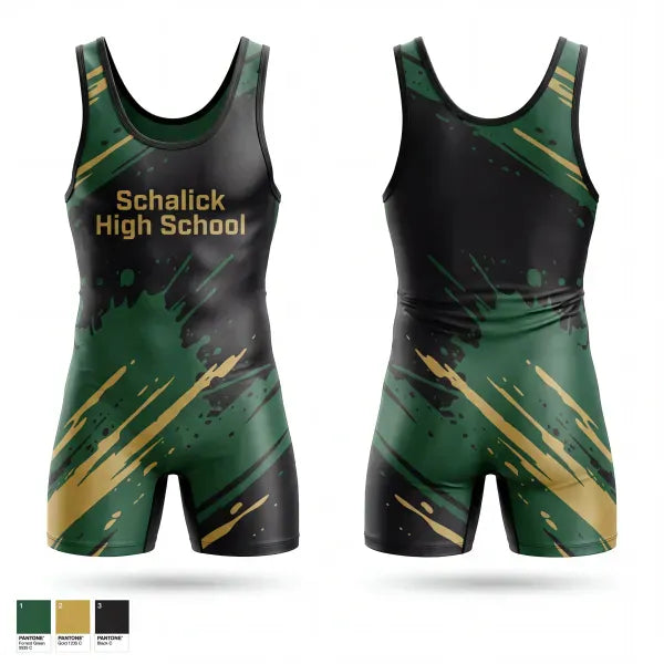 Wrestling Singlet, Schalick High School, Wrestling, Teamtime, Team time, sublimation, custom sports apparel, team uniforms, spirit wear, spiritwear, sports uniforms, custom shirts, team store, custom team store, fundraiser sports, apparel fundraiser
