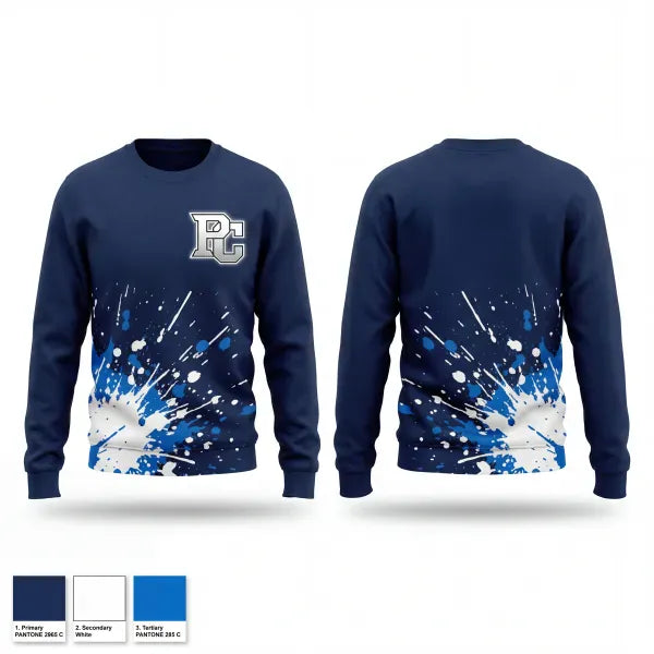 Crew Neck Sweatshirt, Powercross, Baseball, Teamtime, Team time, sublimation, custom sports apparel, team uniforms, spirit wear, spiritwear, sports uniforms, custom shirts, team store, custom team store, fundraiser sports, apparel fundraiser