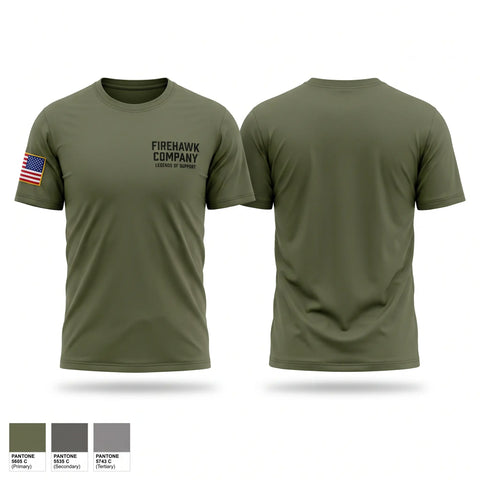 Old School Cotton Feel Shirt, Firehawk Company, National Guard, Teamtime, Team time, sublimation, custom sports apparel, team uniforms, spirit wear, spiritwear, sports uniforms, custom shirts, team store, custom team store, fundraiser sports, apparel fundraiser