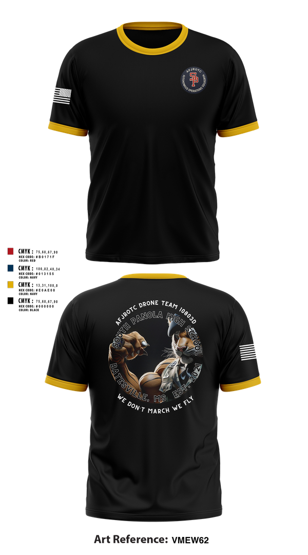 Short Sleeve Performance Shirt, AFJROTC MS-081 DRONE TEAM, , Teamtime, Team time, sublimation, custom sports apparel, team uniforms, spirit wear, spiritwear, sports uniforms, custom shirts, team store, custom team store, fundraiser sports, apparel fundraiser