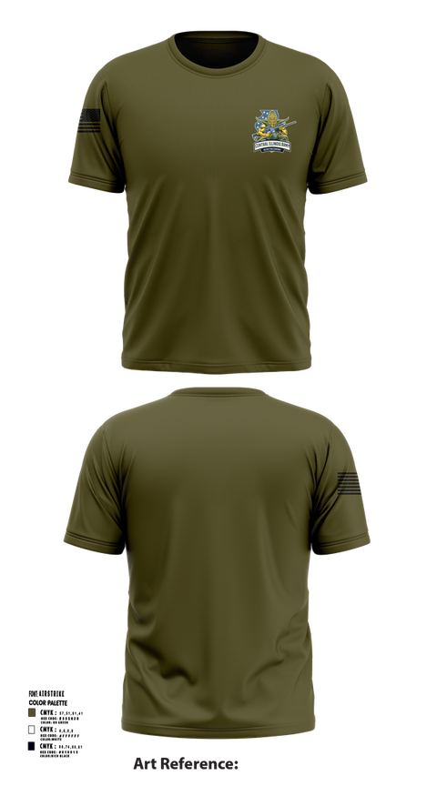 Short Sleeve Performance Shirt, Central Illinois Army Recruiting Company, , Teamtime, Team time, sublimation, custom sports apparel, team uniforms, spirit wear, spiritwear, sports uniforms, custom shirts, team store, custom team store, fundraiser sports, apparel fundraiser