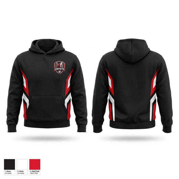 Hoodie, Coyotes, Men's Soccer, Teamtime, Team time, sublimation, custom sports apparel, team uniforms, spirit wear, spiritwear, sports uniforms, custom shirts, team store, custom team store, fundraiser sports, apparel fundraiser