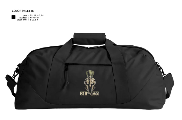 Duffle Bag, 616th QM CO, Army, Teamtime, Team time, sublimation, custom sports apparel, team uniforms, spirit wear, spiritwear, sports uniforms, custom shirts, team store, custom team store, fundraiser sports, apparel fundraiser
