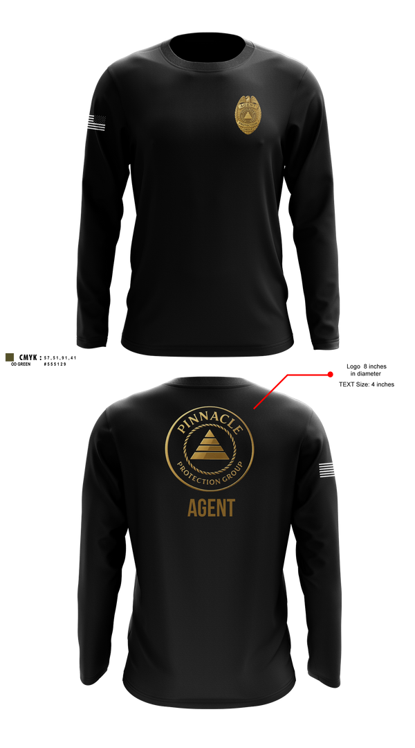 Long Sleeve Performance Shirt, Pinnacle Protection Group, , Teamtime, Team time, sublimation, custom sports apparel, team uniforms, spirit wear, spiritwear, sports uniforms, custom shirts, team store, custom team store, fundraiser sports, apparel fundraiser