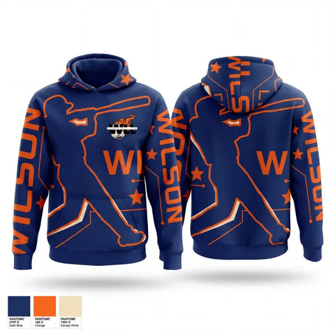 Hoodie, Wilson Little League, Baseball, Teamtime, Team time, sublimation, custom sports apparel, team uniforms, spirit wear, spiritwear, sports uniforms, custom shirts, team store, custom team store, fundraiser sports, apparel fundraiser