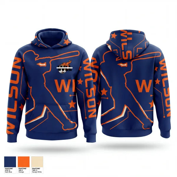 Hoodie, Wilson Little League, Baseball, Teamtime, Team time, sublimation, custom sports apparel, team uniforms, spirit wear, spiritwear, sports uniforms, custom shirts, team store, custom team store, fundraiser sports, apparel fundraiser