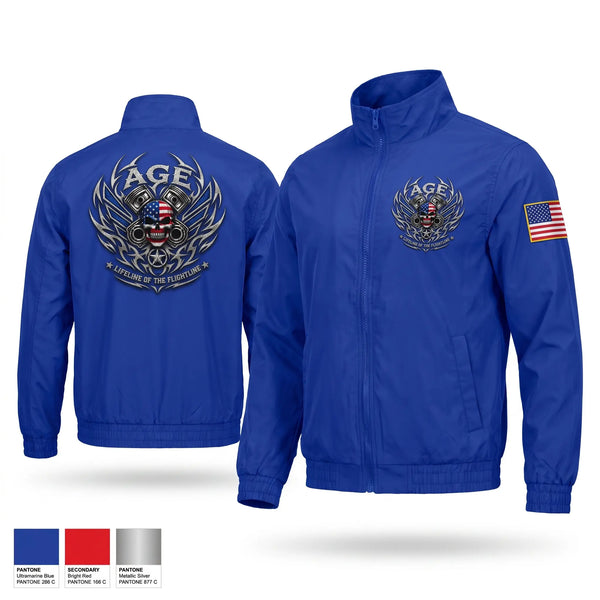 Windbreaker, AGE, Air Force, Teamtime, Team time, sublimation, custom sports apparel, team uniforms, spirit wear, spiritwear, sports uniforms, custom shirts, team store, custom team store, fundraiser sports, apparel fundraiser