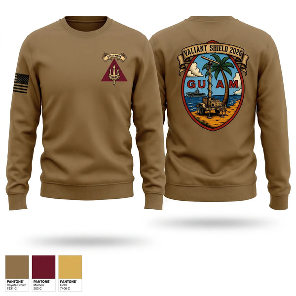 Crew Neck Sweatshirt, 651st HMOD, Army, Teamtime, Team time, sublimation, custom sports apparel, team uniforms, spirit wear, spiritwear, sports uniforms, custom shirts, team store, custom team store, fundraiser sports, apparel fundraiser