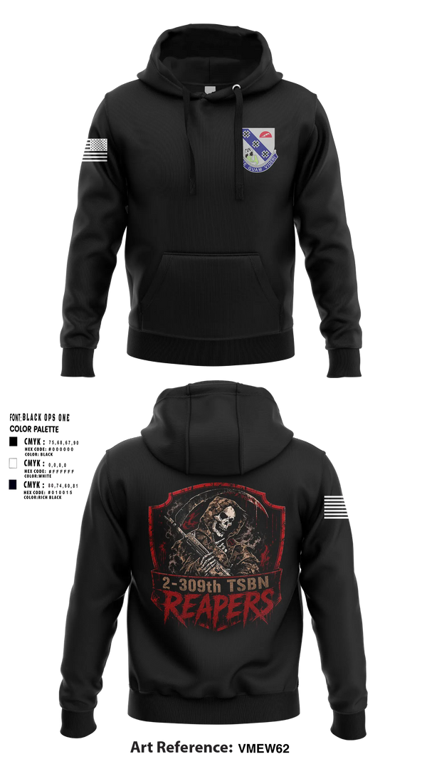 Hoodie, Reapers, Army, Teamtime, Team time, sublimation, custom sports apparel, team uniforms, spirit wear, spiritwear, sports uniforms, custom shirts, team store, custom team store, fundraiser sports, apparel fundraiser