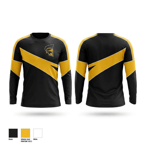 Long Sleeve Performance Shirt, Amity Spartans, Cheer, Teamtime, Team time, sublimation, custom sports apparel, team uniforms, spirit wear, spiritwear, sports uniforms, custom shirts, team store, custom team store, fundraiser sports, apparel fundraiser