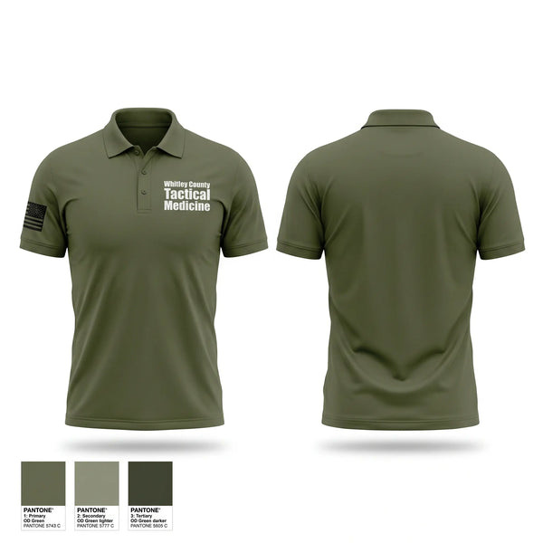 Short Sleeve Performance Polo, Whitley County Tactical Medicine, EMS/EMT, Teamtime, Team time, sublimation, custom sports apparel, team uniforms, spirit wear, spiritwear, sports uniforms, custom shirts, team store, custom team store, fundraiser sports, apparel fundraiser
