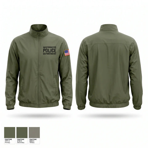 Windbreaker, Westminster Police Department, Police, Teamtime, Team time, sublimation, custom sports apparel, team uniforms, spirit wear, spiritwear, sports uniforms, custom shirts, team store, custom team store, fundraiser sports, apparel fundraiser