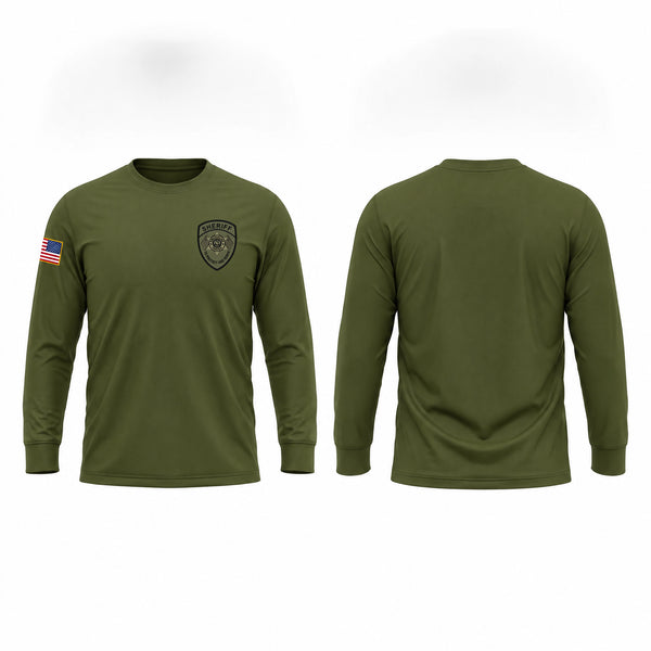 Long Sleeve Performance Shirt, Evangeline Parish Sheriff's Office, Police, Teamtime, Team time, sublimation, custom sports apparel, team uniforms, spirit wear, spiritwear, sports uniforms, custom shirts, team store, custom team store, fundraiser sports, apparel fundraiser
