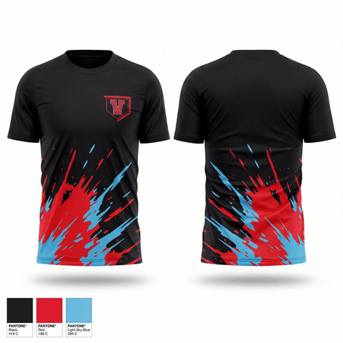Short Sleeve Performance Shirt, Victory Christian Academy Storm, Baseball, Teamtime, Team time, sublimation, custom sports apparel, team uniforms, spirit wear, spiritwear, sports uniforms, custom shirts, team store, custom team store, fundraiser sports, apparel fundraiser