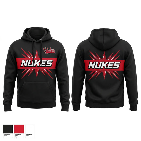 Hoodie, Nukes, Baseball, Teamtime, Team time, sublimation, custom sports apparel, team uniforms, spirit wear, spiritwear, sports uniforms, custom shirts, team store, custom team store, fundraiser sports, apparel fundraiser