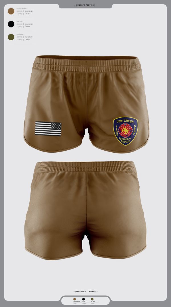 Ranger Panties, PCFD, , Teamtime, Team time, sublimation, custom sports apparel, team uniforms, spirit wear, spiritwear, sports uniforms, custom shirts, team store, custom team store, fundraiser sports, apparel fundraiser
