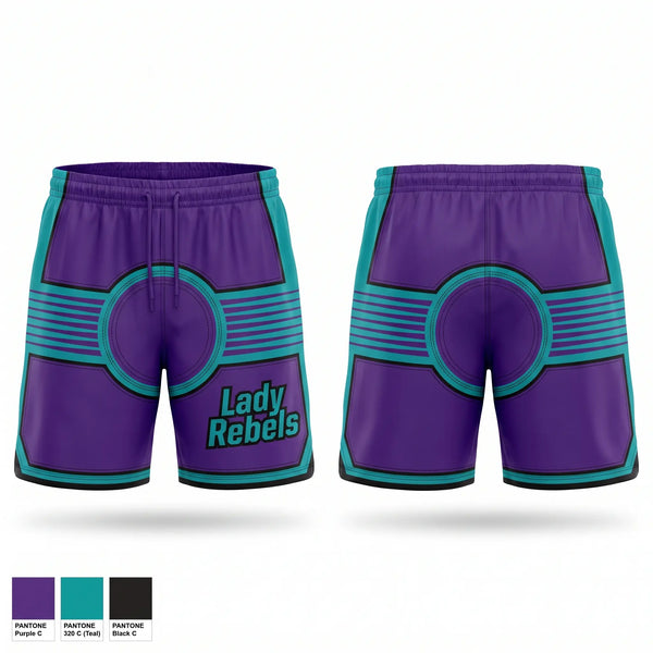 Athletic Shorts With Pockets, Lady Rebels, Softball, Teamtime, Team time, sublimation, custom sports apparel, team uniforms, spirit wear, spiritwear, sports uniforms, custom shirts, team store, custom team store, fundraiser sports, apparel fundraiser