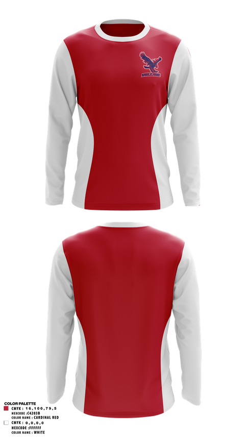 Long Sleeve Performance Polo, Academy of Careers and Exploration Football, , Teamtime, Team time, sublimation, custom sports apparel, team uniforms, spirit wear, spiritwear, sports uniforms, custom shirts, team store, custom team store, fundraiser sports, apparel fundraiser