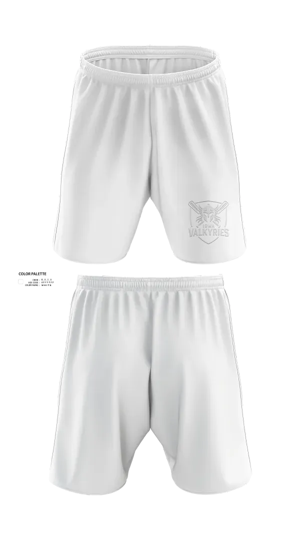 Athletic Shorts With Pockets, Eastern Iowa Valkyries, Softball, Teamtime, Team time, sublimation, custom sports apparel, team uniforms, spirit wear, spiritwear, sports uniforms, custom shirts, team store, custom team store, fundraiser sports, apparel fundraiser