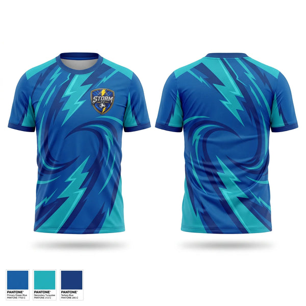 Football Jersey, Storm F.C., Men's Soccer, Teamtime, Team time, sublimation, custom sports apparel, team uniforms, spirit wear, spiritwear, sports uniforms, custom shirts, team store, custom team store, fundraiser sports, apparel fundraiser