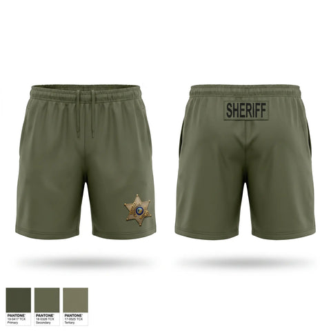 Athletic Shorts With Pockets, Shoshone County sheriffs office, Police, Teamtime, Team time, sublimation, custom sports apparel, team uniforms, spirit wear, spiritwear, sports uniforms, custom shirts, team store, custom team store, fundraiser sports, apparel fundraiser